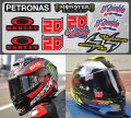 สติ๊กเกอร์ชิวหมวกกันน็อค SCORPION EXO MOTOGP20 เกรดพรีเมี่ยม Sticker Helmet Sticker SCORPION EXO MOTOGP20. 