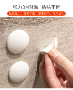 Door Stopper Wall Protector  Larger Silicone Door Handle Bumper Wall Protectors with Self Adhesive 3M Sticker for Protecting Wall