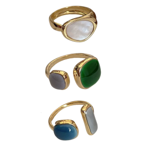 Elegant and Sturdy Alloy Comfortable Wear Rings Ideal for Daily Wear and Special Occasions Parties Supplies Outfits