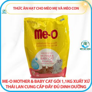 thức ăn mèo bầu & mèo mới sinh me-o Mother & Baby Cat Xuất xứ Thái Lan Cung cấp đầy đủ dinh dưỡng