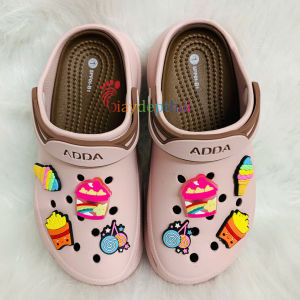 Dép sục bé gái Thái lan ADDA 5PF01 đế mềm cao 5cm (Tặng sticker ngẫu nhiên)