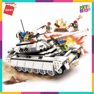 Bộ Đồ Chơi Xếp Hình Thông Minh Qman Tấn Công Xe Tăng 3206 Cho Trẻ Từ 6 Tuổi 430 Mảnh Ghép