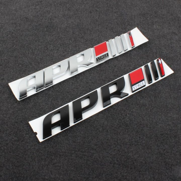 NEW Vw Audi sticker APR modified car logo APR modified car logo decoration logo rear logoo GENERAL car logo