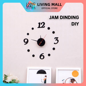 Jam Tembok DIY Tempel / Jam Dinding Hook Giant Clock Analog 3D Modern