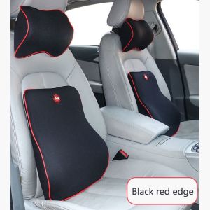 Car Neck Pillow Memory Foam Headrest Support Breathable Comfort Lumbar Cushion Universal Fit
