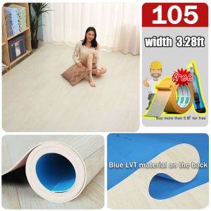 💥1-second renovation💥YChao Tikar Getah Tebal 1 gulung 5㎡/53.8 sqft Direct laying on cement floor tikar getah pvc Thickened Wear-resistant waterproof Home use Wood grain Vinyl Flooring floor sticker tikar lantai rumah