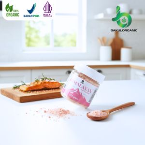 Bakulorganic Garam Himalaya 100% Asli Himalayan Pink Salt Ori