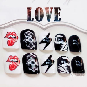 Móng tay giả ngắn đính đá móng tay giả ngắn đính đá rẻ móng tay giả ngắn đính đá đẹp