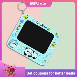 【MPJow】 Creative Mini Graffiti Board Keychain DIY Painting Keyring Student Schoolbag Pendant Decorations Girls Gift