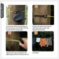 MAP BROTHER Portable Clothesline Travel Washing Line Adjustable Camping Retractable Clothesline. 