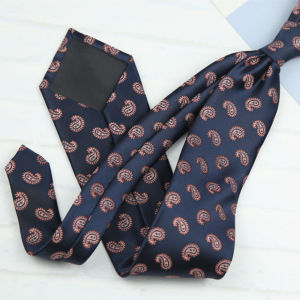 New Summer Brown Block Polka Dot Neck Ties For Men Luxury Polyester Navy Red White Striped Necktie 8cm Wedding Groom Cravat H260729