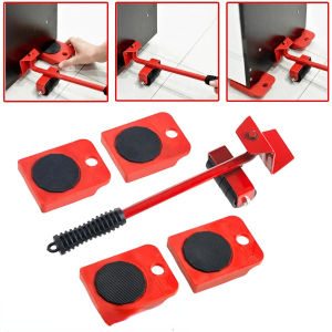 4/5pcs Heavy Furniture Mover Tool Transport Lifter Shifter Sofa Refrigerator Washing Machine Wheel Slider Roller Mover Device