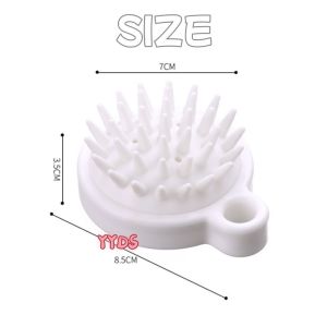 Soft Silicone Hair Shampoo Brush Cleaning Dandruff Dry/Wet Massage Scalp Shampoo Comb Anti-Itch Man