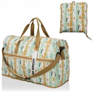 Cartoon Foldable Duffle Bag Portable Handheld Crossbody Travel Bag Large Capacity Storage Pouch for Clothes Sorting