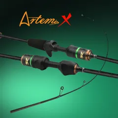 TRAINFIS】Artemis 1.5m / 1.68m / 1.8m UL Power Fishing Rod 1-6LB Solid  Carbon Tip Fishing Pole Ultra Light Spinning Rod Ultralight Joran Pancing