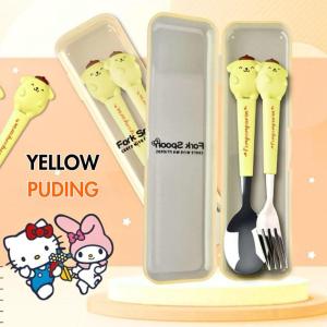 La Cucina Stainless Steel Tableware Set for Students - Fork Spoon & Childrens Lunch Cutlery