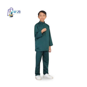 Baju Melayu Kids Set – Soft & Comfortable Fabric Modern Design Available for 2–12 Years Multiple Colors