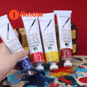 I know Maries oil paint colour set artists paint 170ml aluminum tube painting paint hand painted Beginner Oil Color Pigment School Stationery art supplies