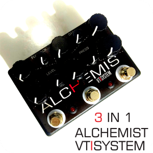 Vtisystem efek gitar distorsi delay overdrive 3 in 1 alchemist