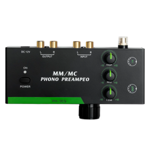 Chất lượng phòng thu mm MCS tương thích máy quay đĩa hát Preamp với cân bằng 5 pin xlrs cổng và thân kim loại xây dựng