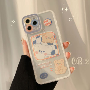 DEAMOR Casing Xiaomi Redmi 10 10 Prime Redmi Note 10 Note 10S Note 10 5G Note 10 Pro Note 11 Note 11S Note 11 Pro 4G 5G Poco M3 Pro 5G Poco M4 Pro 4G Poco X3 Pro NFC Softcase Silikon Anti Shockproof Character Cute Brown Bear