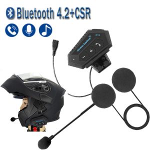 Bluetooth Motorcycle Helmet Headset Headphone Wireless Motor Bike Handsfree Stereo Earphone Speaker Noise Reduction With Mic