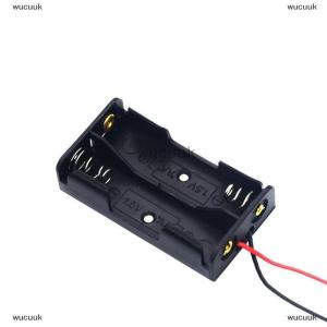 wucuuk กล่องใส่แบตเตอรี่คลิปยึดแบตเตอรี่18650กับตะกั่ว1ส่วน2ส่วน3ส่วน4ส่วน18650เคสแบตเตอรี่