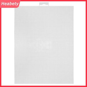 Heabety Tấm nhựa 14 đếm nhựa lưới vải nhựa Cross Stitch vải mắt lưới cho thêu DIY Thủ công mỹ nghệ Đan