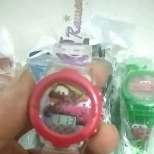Jam Tangan Anak - Anak Karakter fungsi Lampu dan Musik Melodi
