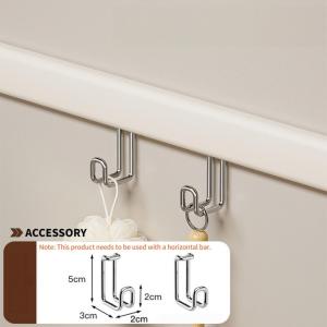 No Drill Bathroom Wall Storage Rack Hanging Wire Basket Organizer with Hooks for Shower Toiletries Cosmeti Accessories