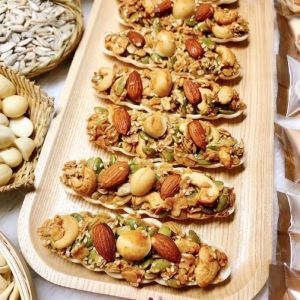 500G BÁNH THUYỀN MIX HẠT DINH DƯỠNG - PHÙ HỢP ĂN VẶT  ĂN KIÊNG GIẢM CÂN  MẸ BẦU  GYMER ĂN CHAY ĐƯỢC