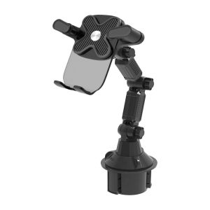 WAYNEG 2-in-1 Car Cup Phone Holder 360 Degree Rotation Multi-Joint Arm ic Phone Mount Universal Fit Hands-Free Car Drink Holder Auto Interior Accessories