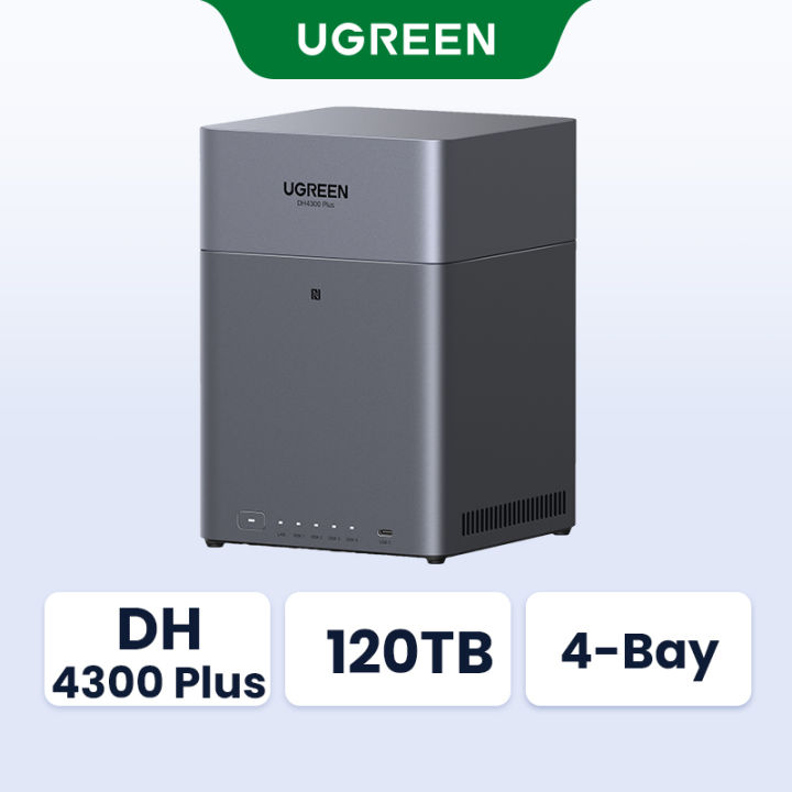 UGREEN NASync DH4300 Plus 4-Bay Desktop NAS, Support Capacity