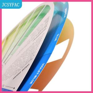 JCSYFAC Bảng hướng dẫn biểu đồ mực bánh xe trộn màu thiết kế thẻ giấy chuyên nghiệp