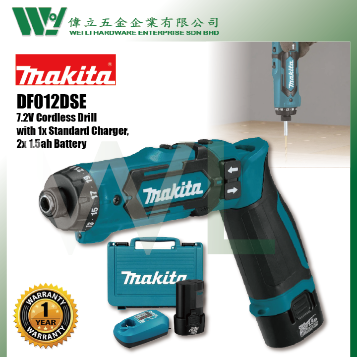 Makita DF012DSE Cordless Driver Drill mini drill / cordless drill batteri mini drill makita Lazada