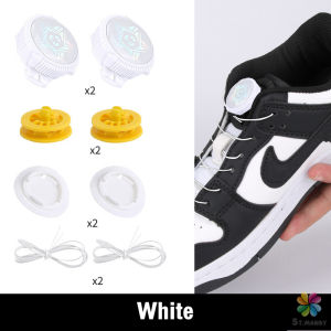 MD เชือกผูกรองเท้า เชือกผูกรองเท้าผ้าใบ แบบหมุนอัตโนมัติ ล็อกเร็ว Shoelace