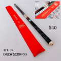 Joran Tegek Premium Orca Scorpio 360 450 540 X-Wrap Design High Carbon Ruas Panjang Atau Tangkai Tongkat Pancing Bahan Karbon Action Kaku Super Kuat Ringan Murah Berkualitas .. 