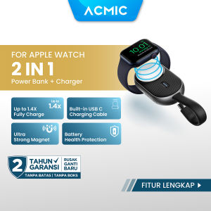 ACMIC WATCHBANK WB01 2in1 Magnetic Wireless Powerbank + Charger for Apple Watch