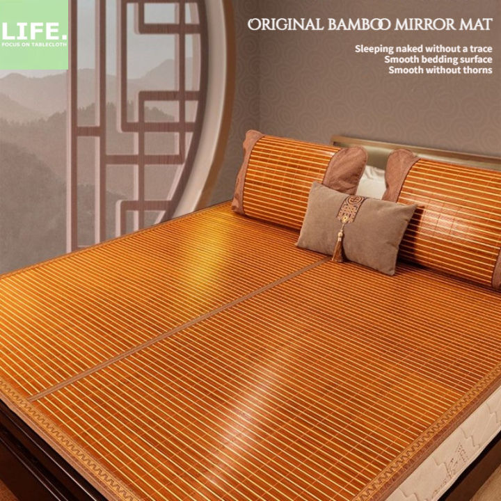LIFE Cold Mat 1.8m/2m Bamboo Mat for Bed Bamboo mat for Sleeping Bamboo