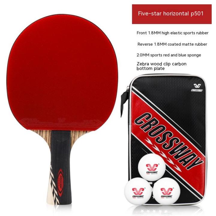 Closville FiveStar Six Star Table Tennis Racket Penhold Horizontal