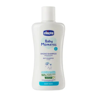 Chicco Baby Moments No-Tears Bath Shampoo 200ml/ 500ml/ 750ml