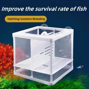 Aquarium Fish Breeding Isolation Box Fish Tank Aquarium Breeder Hatching Incubator Fish Tanks Isolator Accessories