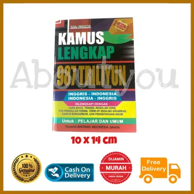 Buku KAMUS asli bahasa INGGRIS INDONESIA lengkap murah