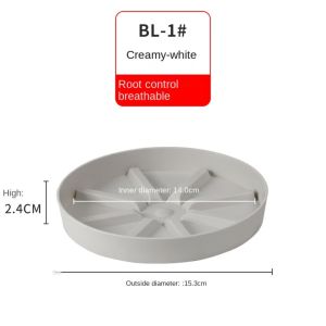 【IN STOCK】 Plastic Flowerpot Tray Mobile Anti Rotting Root Plant Pot Tray Gardening Flower Pot