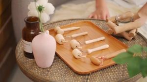 ชุดเครื่องมือการนวดบำบัดไม้ 16-in-1 ชุด Maderoterapia เครื่องมือบำบัดสำหรับการแกะสลักร่างกาย บรรเทาอาการปวดกล้ามเนื้อ การระบายน้ำเหลือง ผู้หญิง นวดหน้าด้วยลูกกลิ้งไม้