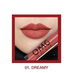 OMG Oh My Glam Matte Kiss Lip Cream 3.5g ( Lipstick Lipstik Lipcream ) - BPOM Halal - Ratu Kosmetik Online