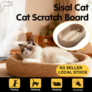 Cat Scratcher Cat Scratch Extra Large Thick Oval Wear-Resistant Sisal Cat scratch Board Cat Toy Cat Bed