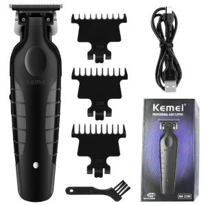 Kemei KM-2299 KM-2296 Hair Clipper Professional Electric Hair Trimmer USB Rechargeable Barber Hair Cutting for Men