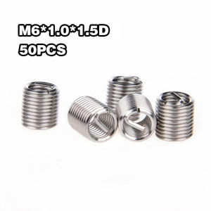 Thread Repair Insert Kit M6 / Recoil Baut Stainless Steel Helicoil 50PCS