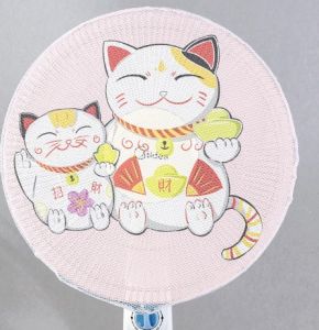 Cartoon Fan Dust Cover Fingers Guards Safety Mesh Child Anti-pinch Hands Protector Net with Electric Fan ProtectionCover